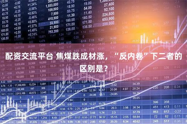 配资交流平台 焦煤跌成材涨，“反内卷”下二者的区别是？