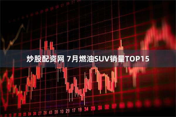 炒股配资网 7月燃油SUV销量TOP15